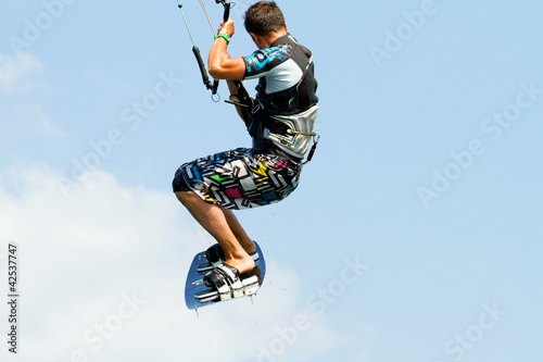 kitesurfer in the sky