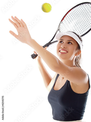 girl playing tennis © Lucky Dragon