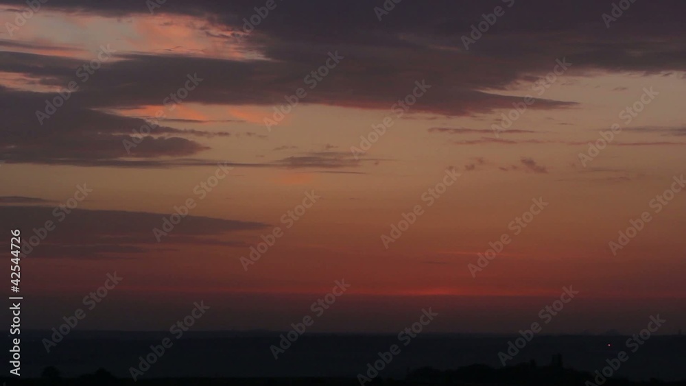 Sunrise with clouds, morning (Time Lapse) Sunrise with clouds, morning (Time Lapse)