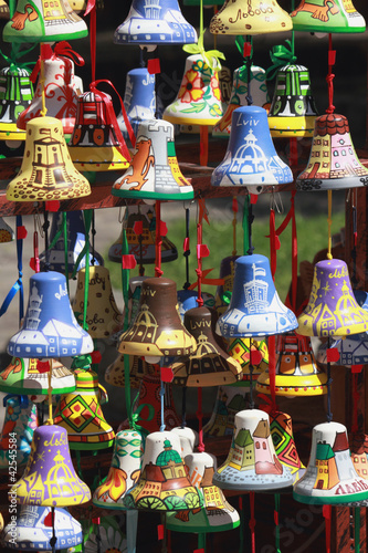 Decorative gift bells with the city Lviv