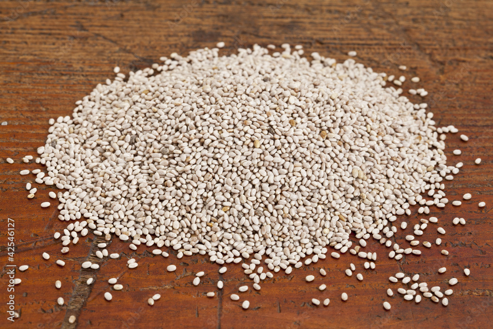 white chia seeds white chia seeds