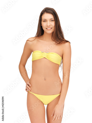 beautiful woman in bikini