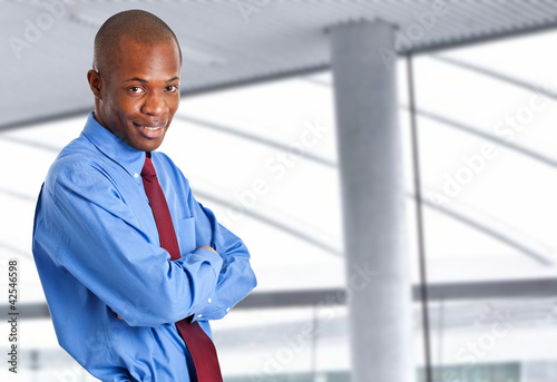 Wallpaper Mural Black businessman in the office Torontodigital.ca