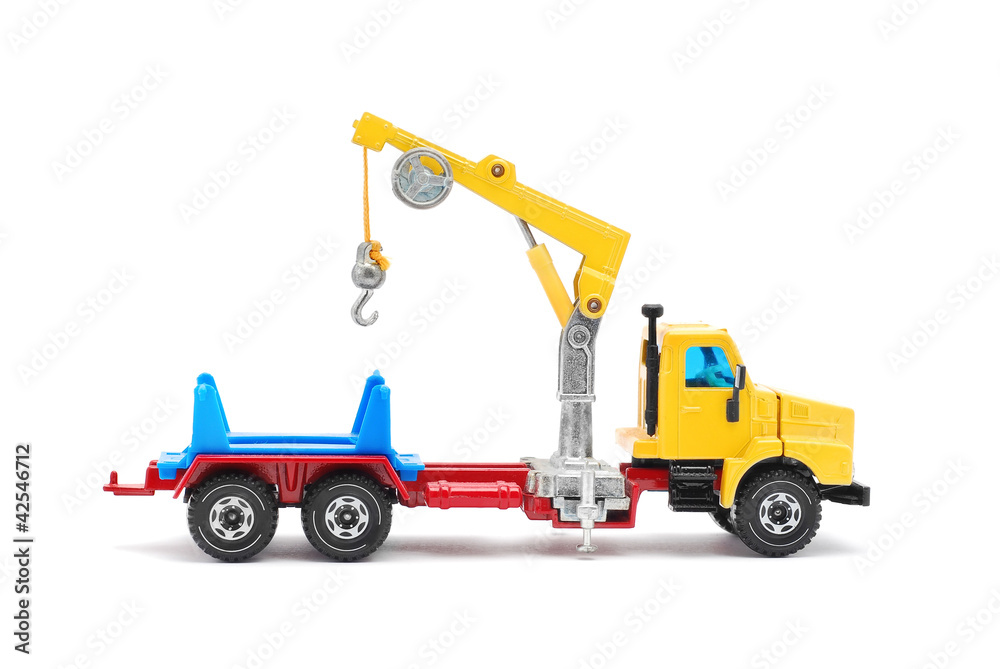 crane truck toy