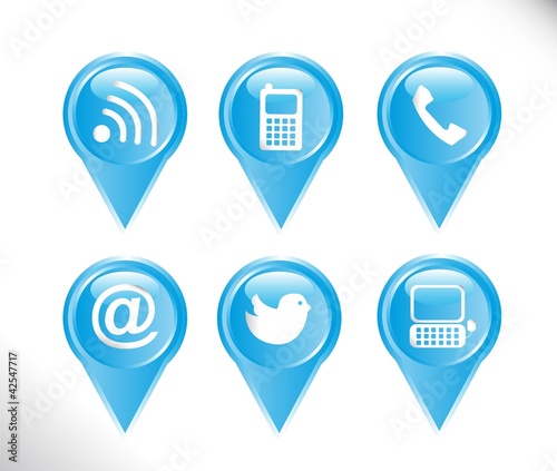 blue icons