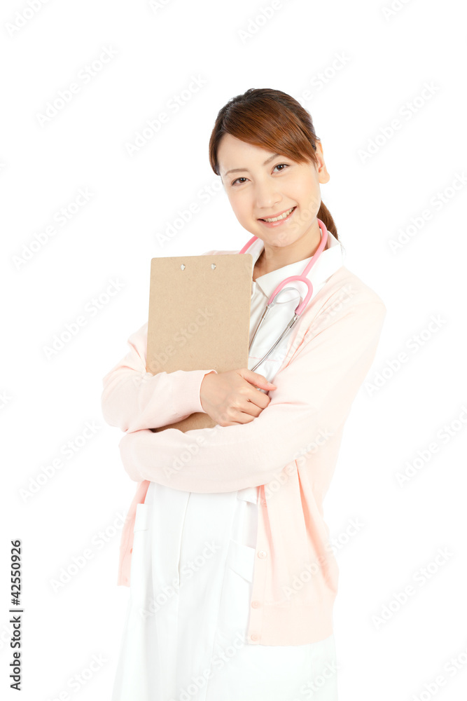 Beautiful young nurse. Portrait of asian Beautiful young nurse. Portrait of asian