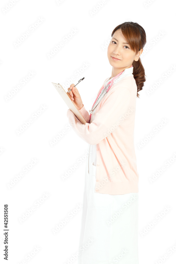 Beautiful young nurse. Portrait of asian Beautiful young nurse. Portrait of asian
