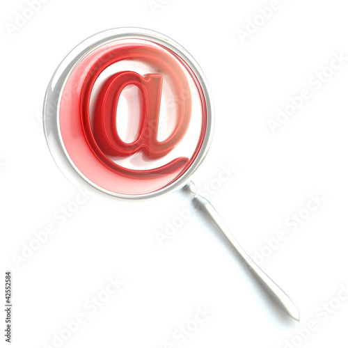 Mail "at" @ symbol under th...