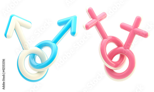 Gay and lesbian symbol emblems