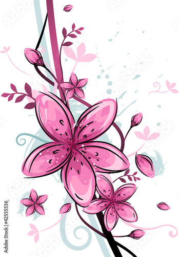 Fototapeta Naklejka Na Ścianę i Meble -  Floral Design