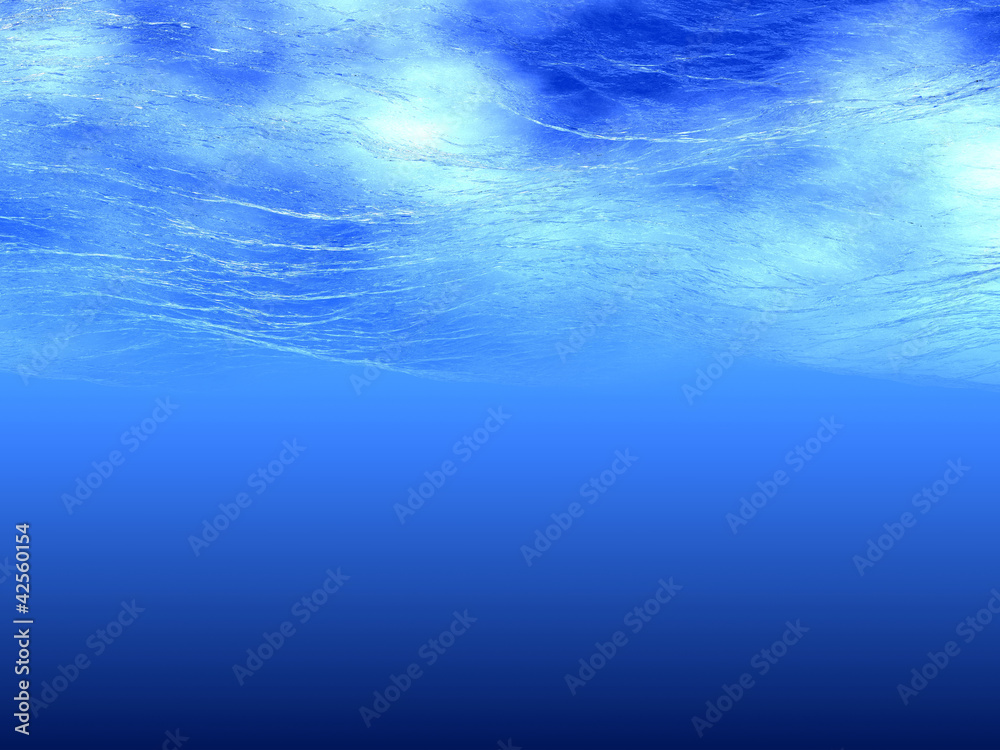 3d Under the ocean waves 3d Under the ocean waves