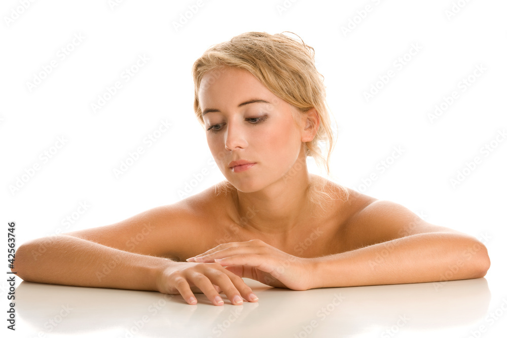 Portrait of beautiful woman