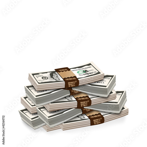 stapel dollarnoten