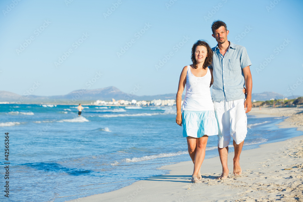 Portrait of a happy young couple