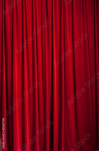 Red curtain d