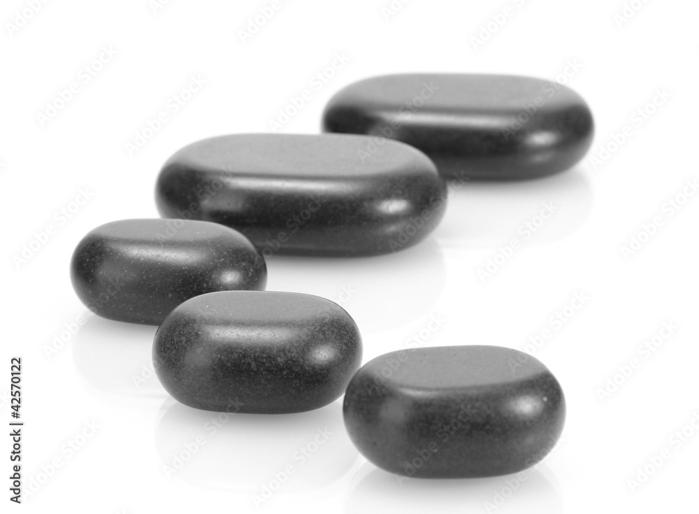 Spa stones isolated on white Spa stones isolated on white