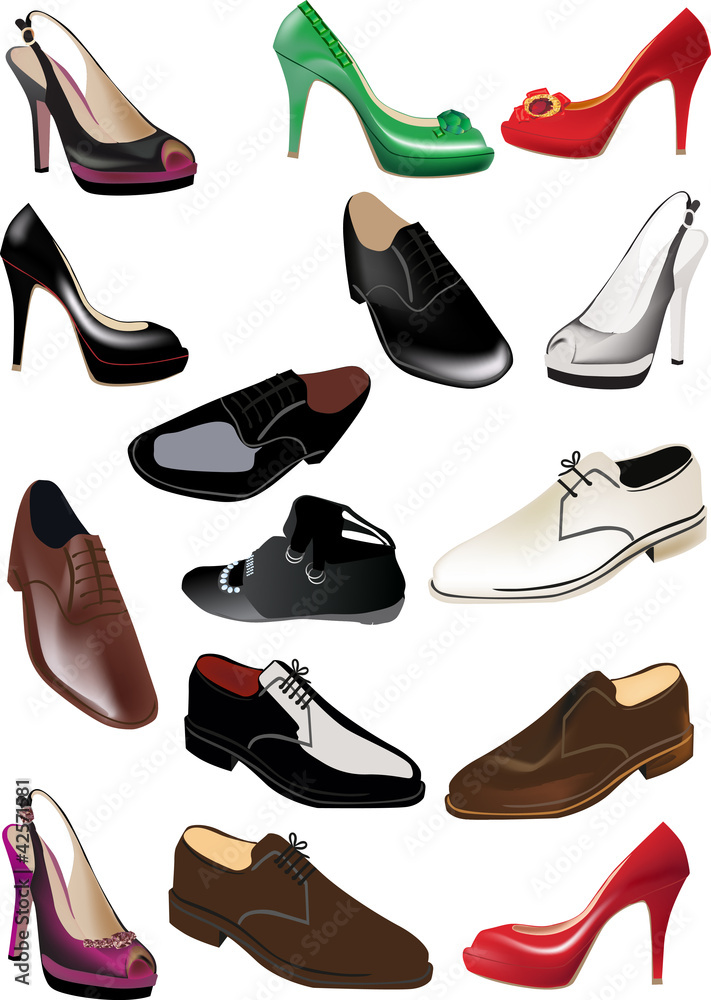 man and woman shoes collection man and woman shoes collection