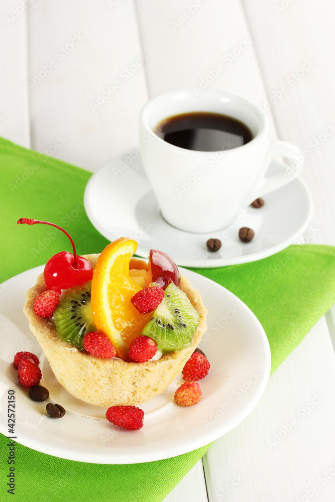 sweet cake with fruits sweet cake with fruits
