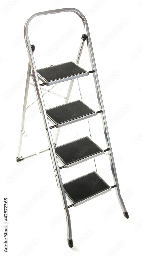 metal ladder isolated on white metal ladder isolated on white