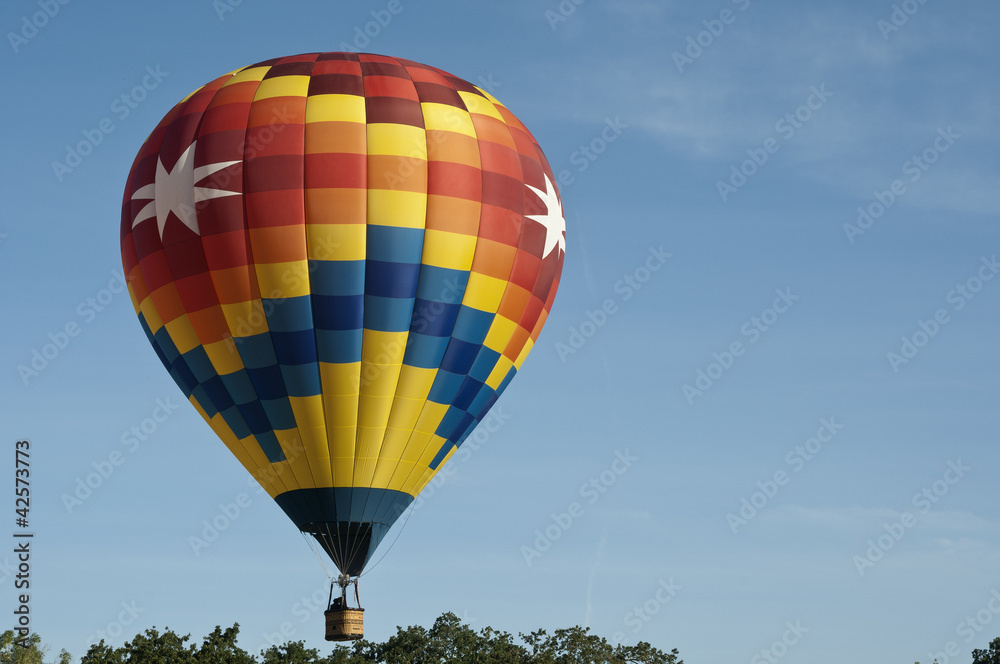 Naklejka premium Hot air balloon