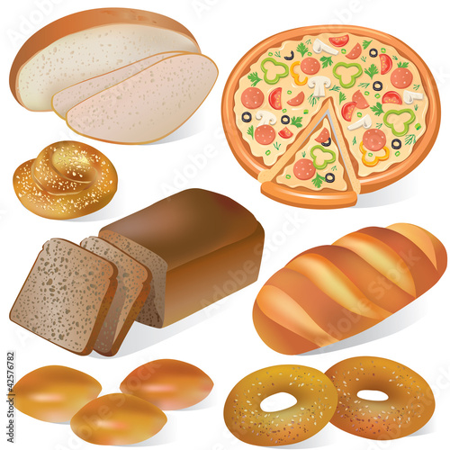 Bread and bakery set