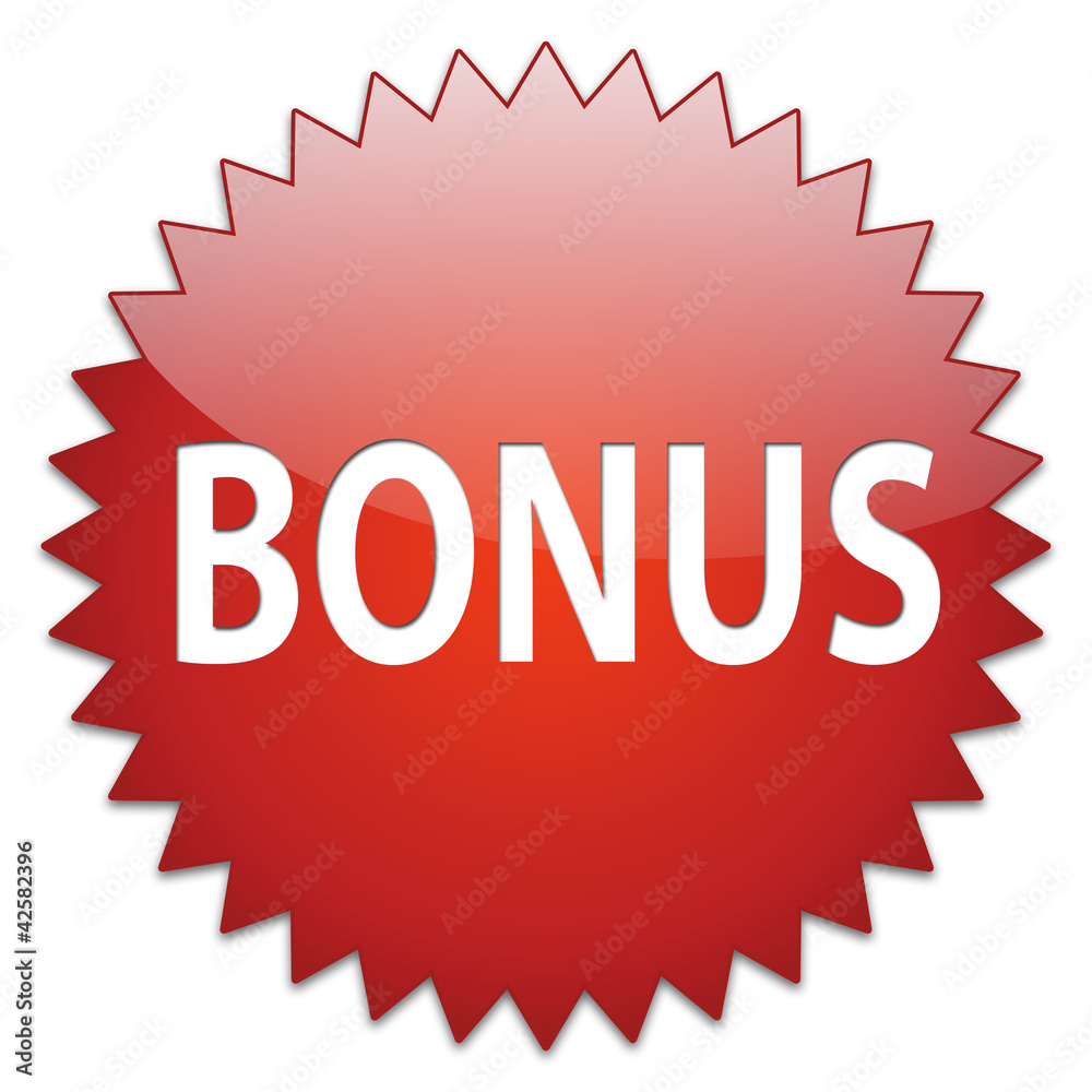 Naklejka premium naklejka czerwona premia