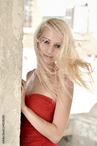beautiful blonde girl © muro