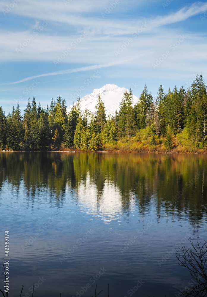 Mount Hood Reflection at Mirror Lake