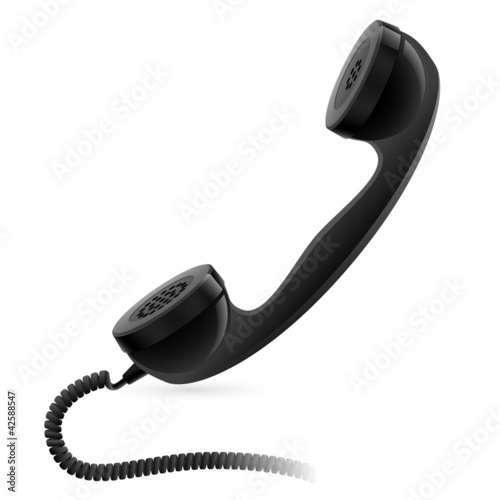 Black Handset