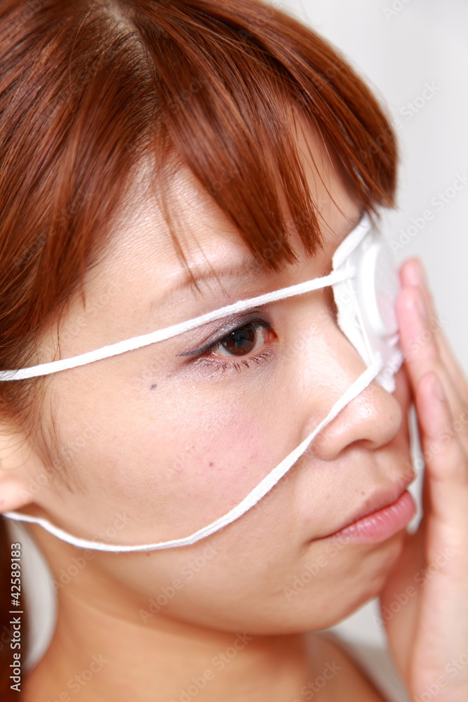 woman with the eyepatch woman with the eyepatch