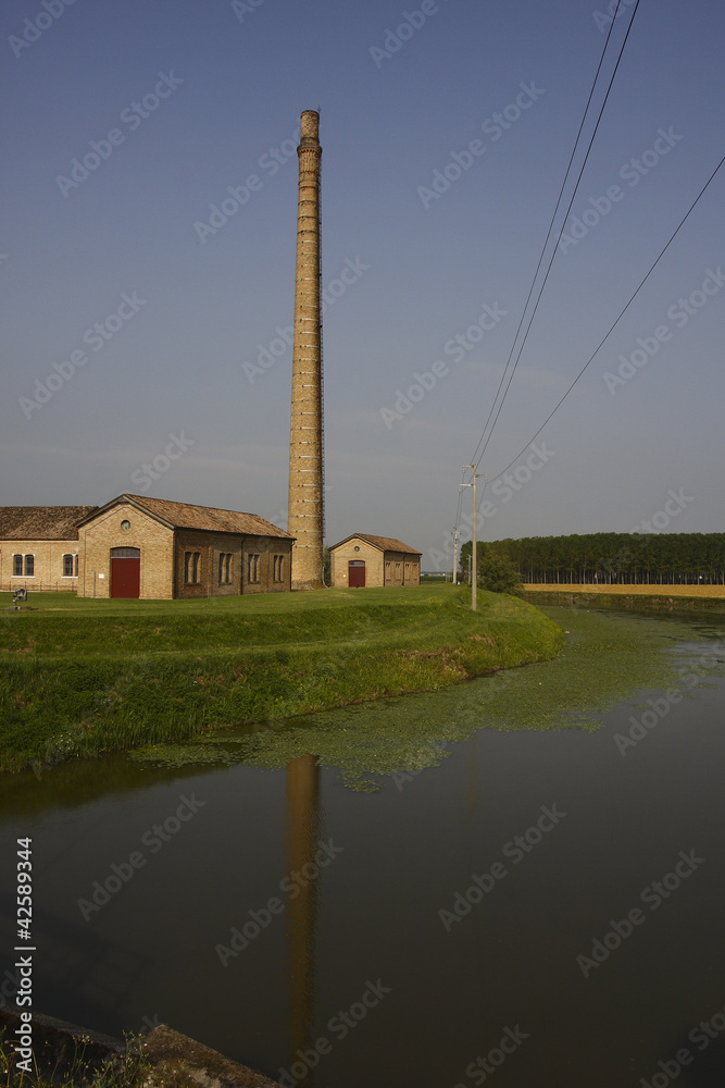 Fototapeta premium Delta del Po, provincia di Rovigo