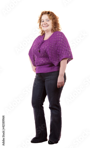 Quadro em tela fat ugly woman
