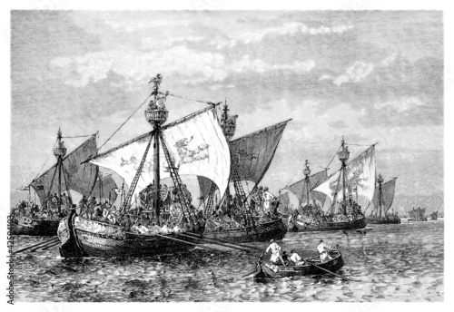 1st Crusade : Ships on the Bosphorus - 11th century