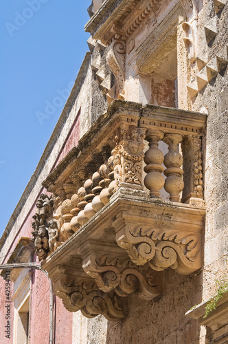 Arcudi palace. Soleto. Puglia. Italy. photo