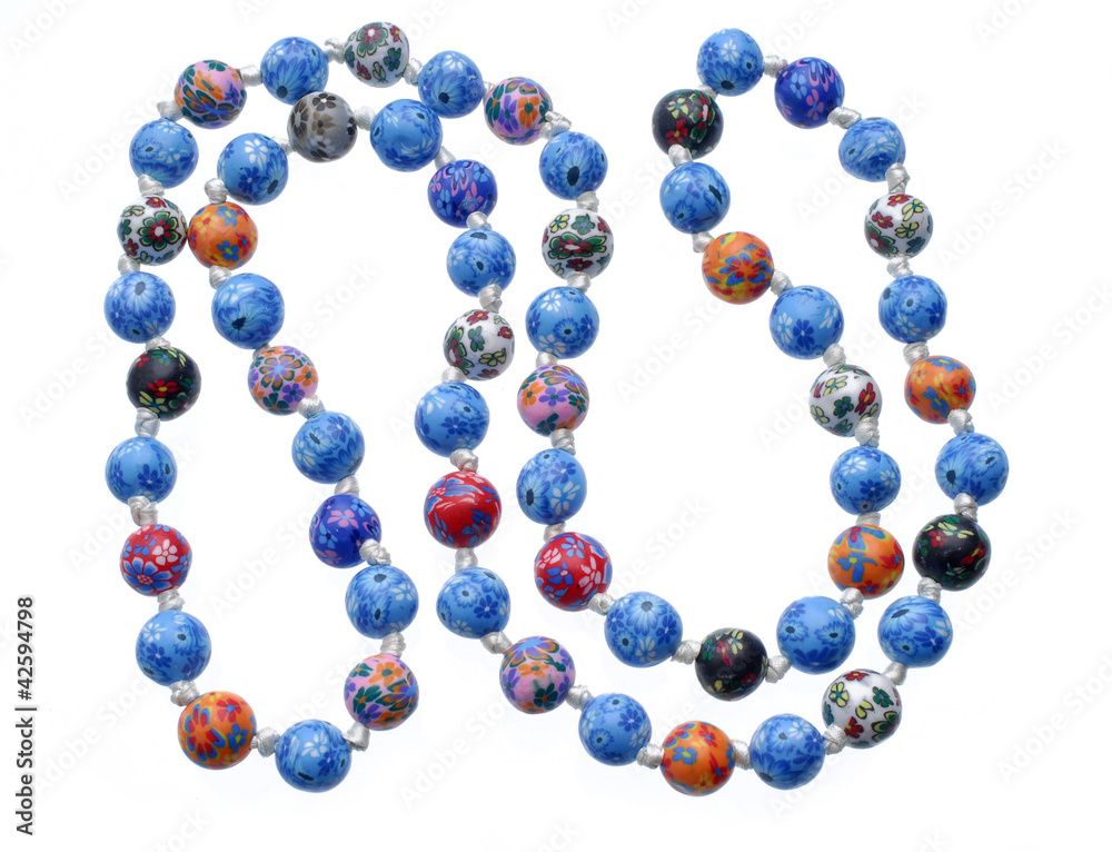 Lange blaue Halskette Lange blaue Halskette