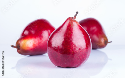 red ripe pears