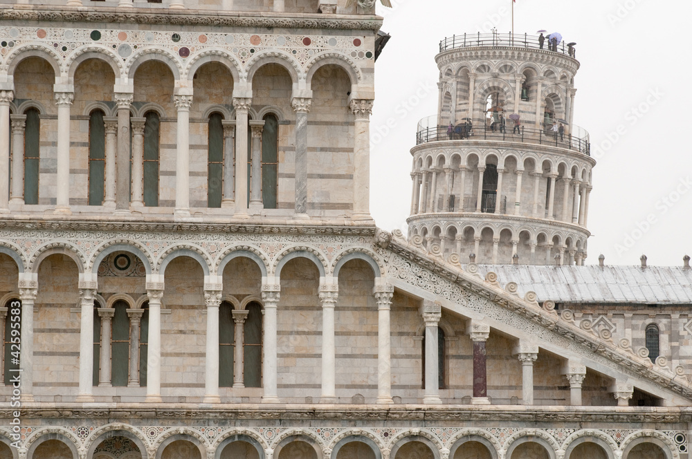 Pisa, Dom Santa Maria Assunta + schiefer Turm