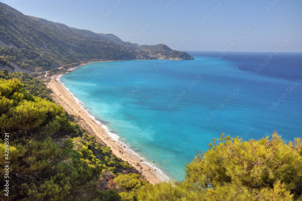 Pefkoulia beach,Lefkada,Greece