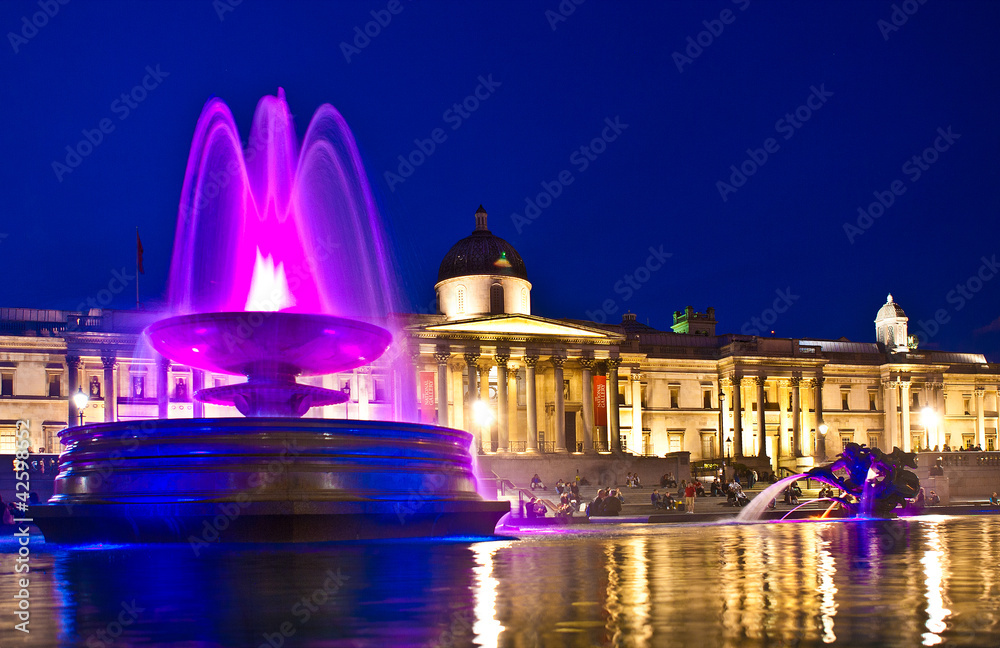 Fountain on Trafalgar Square