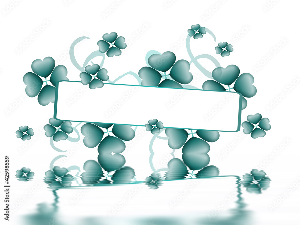 Fototapeta premium Kleeblatt
