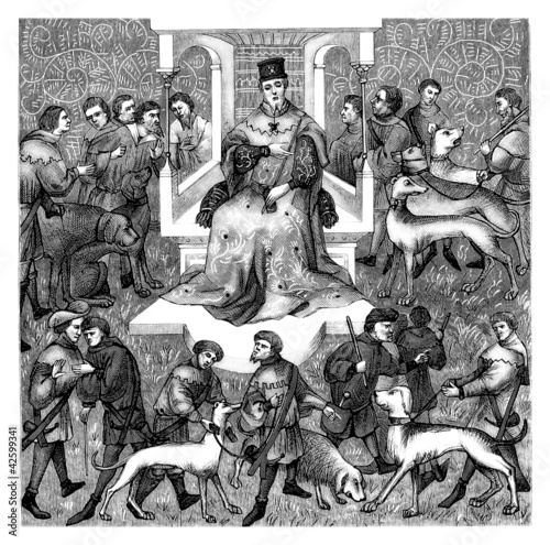 Foto Medieval Court - 14th century