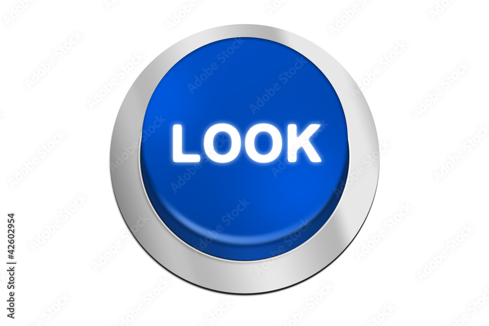 Botón azul look