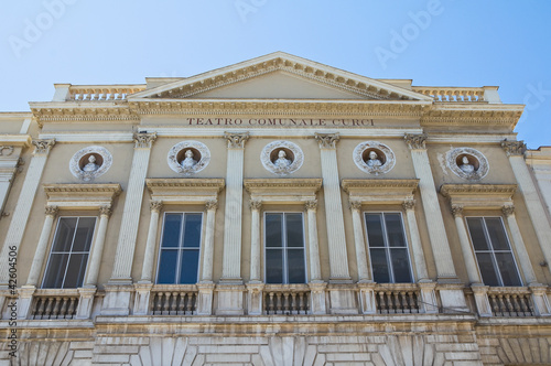 Curci Theatre. Barletta. Puglia. Italy.