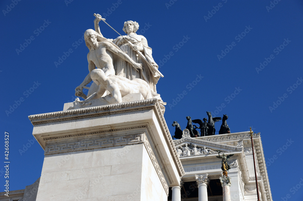 Rom Nationaldenkmal Vitorio Emanuele II Detail