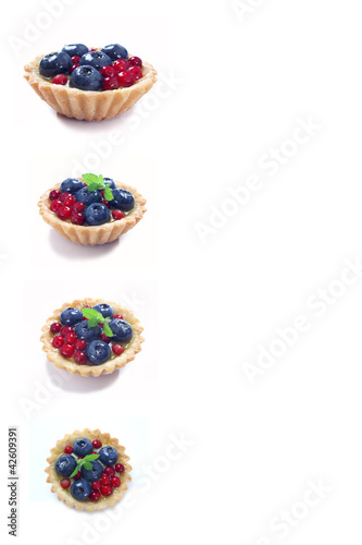 Cupcake with fruit