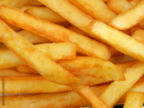 A bunch of crispy, delicious French fries