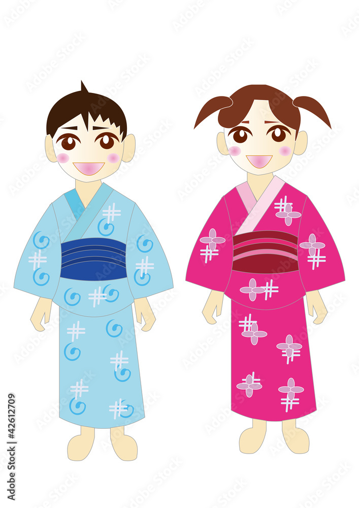 浴衣のこどもたち japanese summer traditional fashion for children 浴衣のこどもたち japanese summer traditional fashion for children