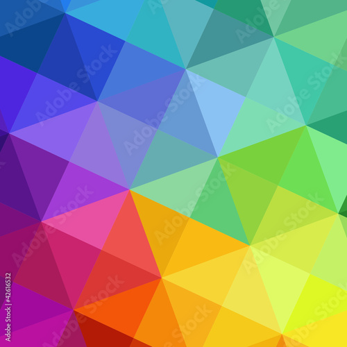 Multicolor triangular background Triangelis Skew