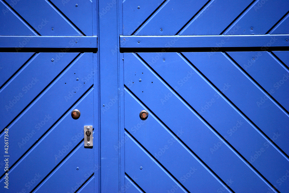 Fototapeta premium Teil eines Garagentores