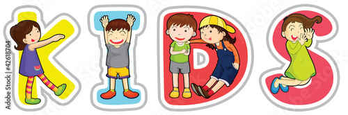 english word kids